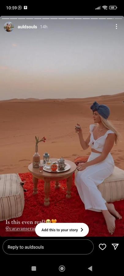 Caravanserai Luxury Desert Tented Camp Мерзуга Экстерьер фото